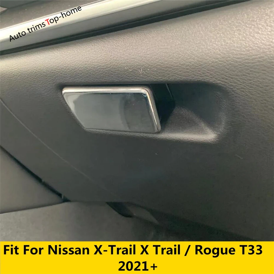 

Glove Box Button Switch Panel Decorative Cover Trim For Nissan X-Trail X Trail / Rogue T33 2021 - 2023 Car Accessories Interior