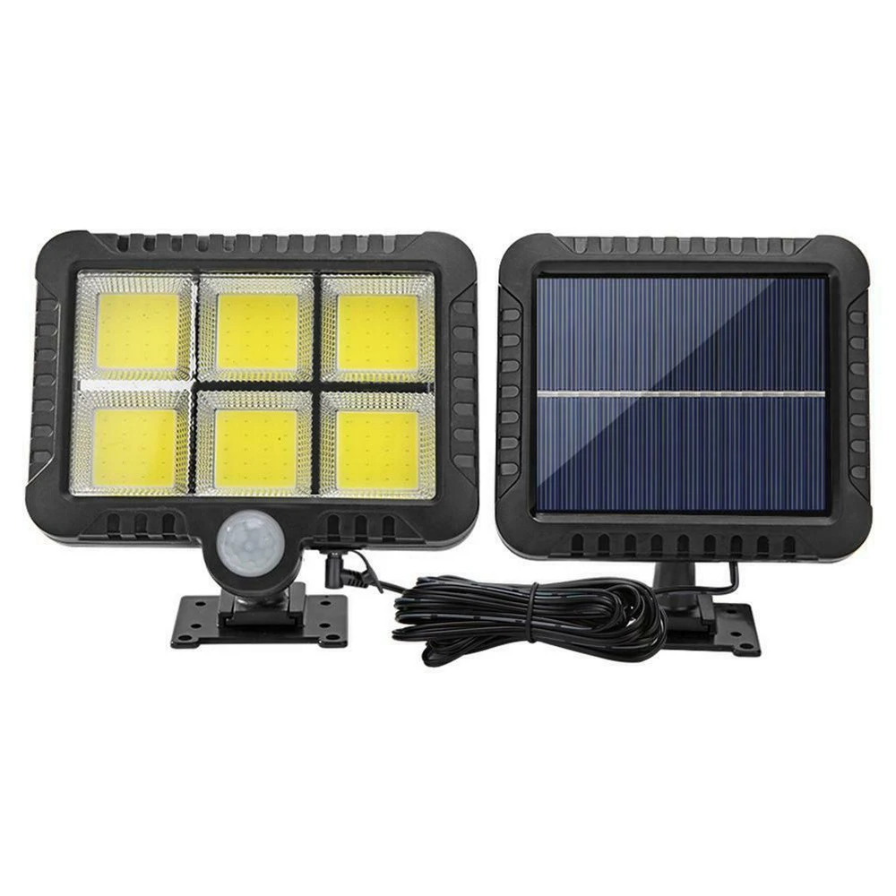 

COB 120 LED Outdoor Solar Wall Light PIR Motion Sensor Solar Lamp Infrared Sensor Waterproof Garden Light Lamp