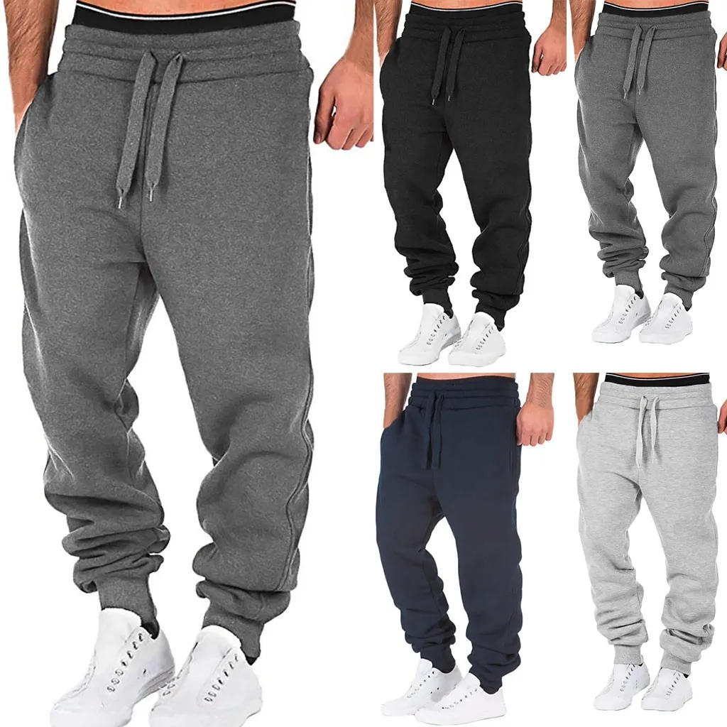 

Men Splicing Printed Overalls Casual Pocket Sport Work Casual Trouser Pants Штаны Мужские Спортивные Штаны 2021