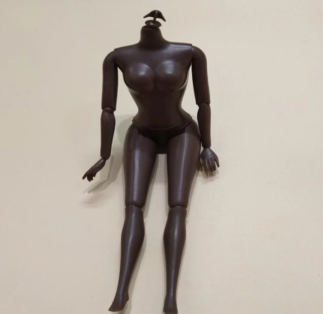 Женская кукла черная коричневая игрушка для тела Подвижная подарки аксессуары