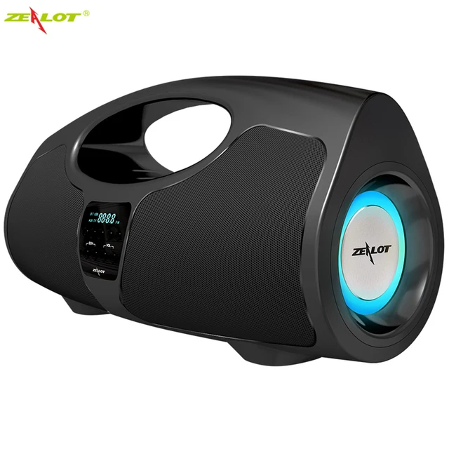

Zealot P1 Wireless Portable Bluetooth Speaker 40W Outdoor Stereo Speaker Subwoofer Music Box with Microphone FM Radio Boombox