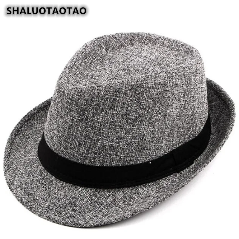 SHALUOTAOTAO новая осенне зимняя винтажная фетровая шляпа для мужчин и женщин модная