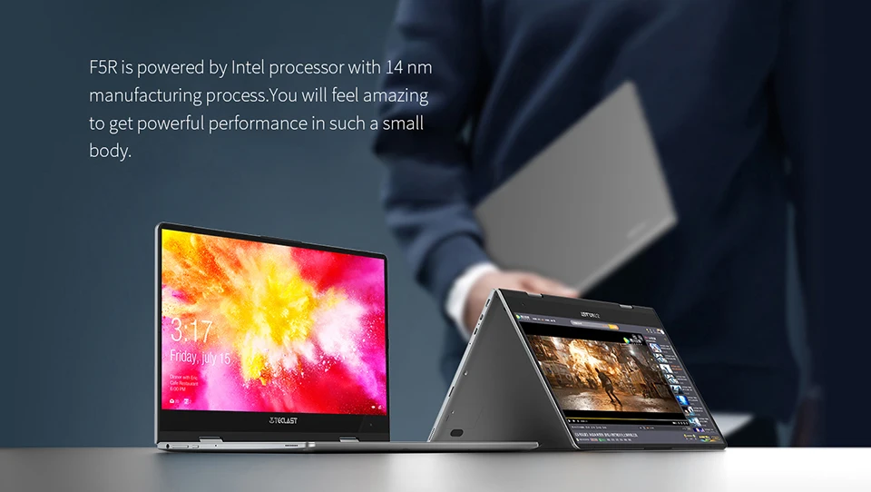 Ноутбук Teclast F5R 11,6 дюймов ОС Windows 10 Intel APOLLO LAKE N3450 четырехъядерный процессор 1,1 ГГц 8 Гб ОЗУ 256 ГБ SSD сенсорный экран HDMI