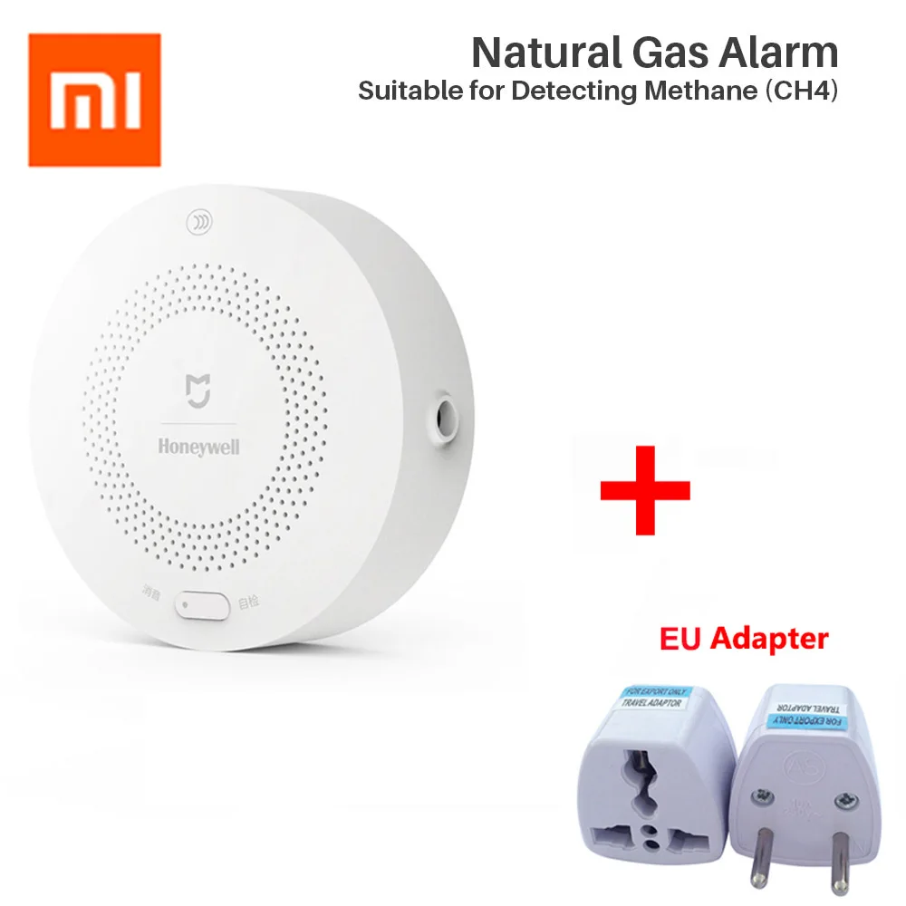 Xiao mi jia Honeywell пожарная сигнализация детектор газа датчик дыма работает с многофункциональным шлюзом 2 умный дом Безопасность mi APP управление - Цвет: Gas alarm add EU