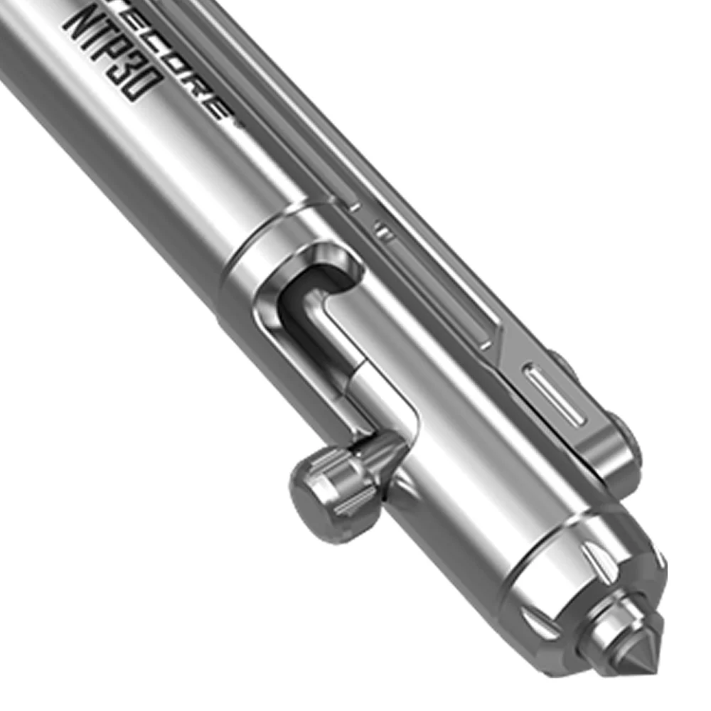 Бесплатная доставка тактическая ручка Nitecore NTP30 Bolt Самооборона титановый сплав