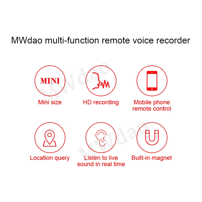 Мини-диктофон для записи диктофон локатор звука GPS профессиональный микро-бренд