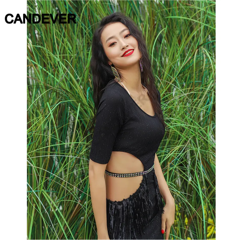 Набор костюма для танца живота с блестками и бахромой платье выступлений