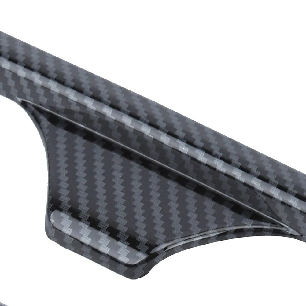 

For Toyota RAV4 2019 Car Interior Rear Water Cup Holder Frame Trim Carbon Fiber ABS Decoration Sticker Cover Auto Styling