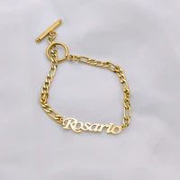 custom bracelet with name women gold stainless steel bracelet couple bracelets letters for bracelet ot buckle bracelet