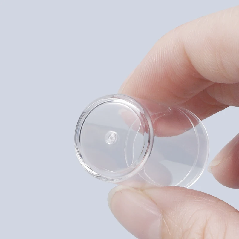 Прозрачная Круглая мини-бутылка для путешествий 5 мл 10 шт. вакуумный насос