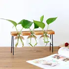 Железная деревянная подставка для растений, стеллаж для дома, магазина, офиса, хранения цветов, бонсай