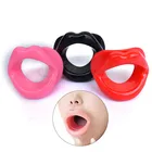 БДСМ оральные секс-игрушки открытый рот в форме губ кляп Фетиш раб бондаж аксессуары силиконовый кляп шар секс-игрушки для взрослых гей-Фетиш