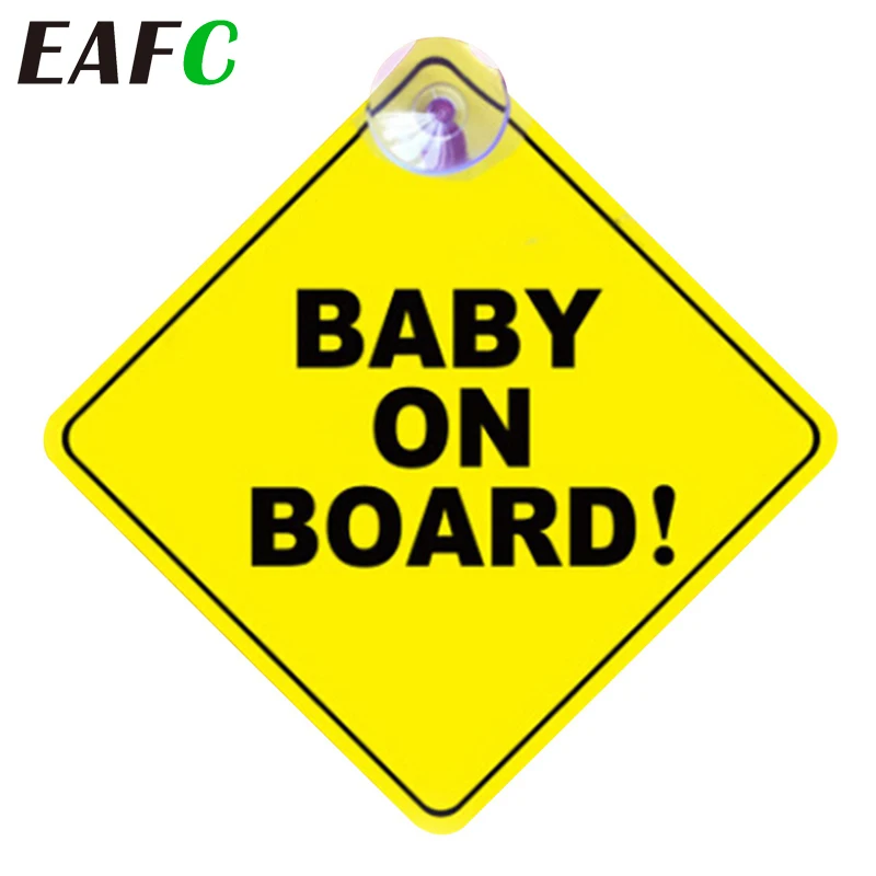Автомобильная наклейка для ребенка на доске предупреждающий знак безопасности с