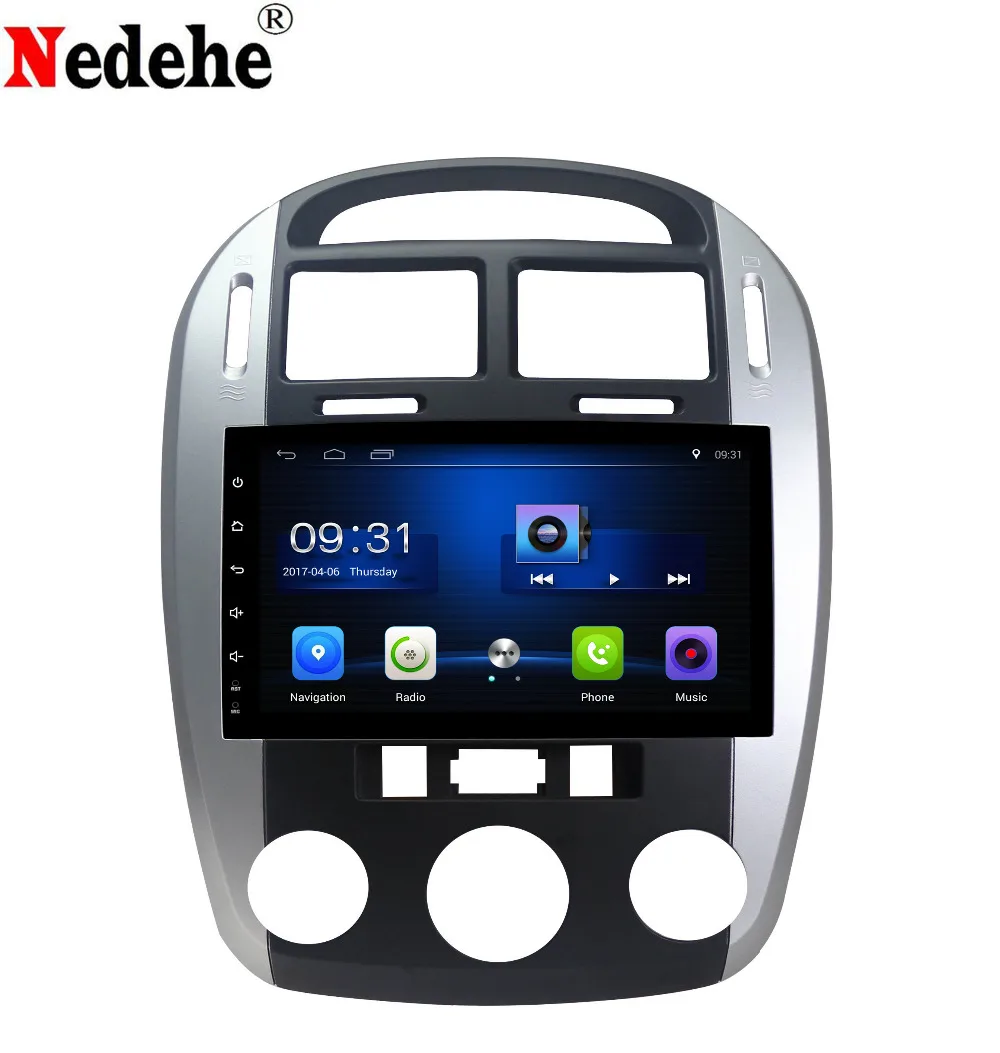 Автомагнитола Nedehe 10 1 дюйма 4 ядра Android 8 0 для KIA Cerato 2007 2008 2009 2010 2011 2012 dvd gps плеер |