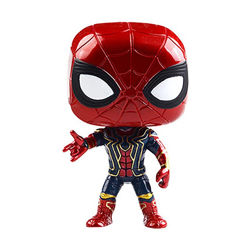 FUNKO POP Marvel Мстители Человек паук танос коллекция миниатюрные аниме персонажи