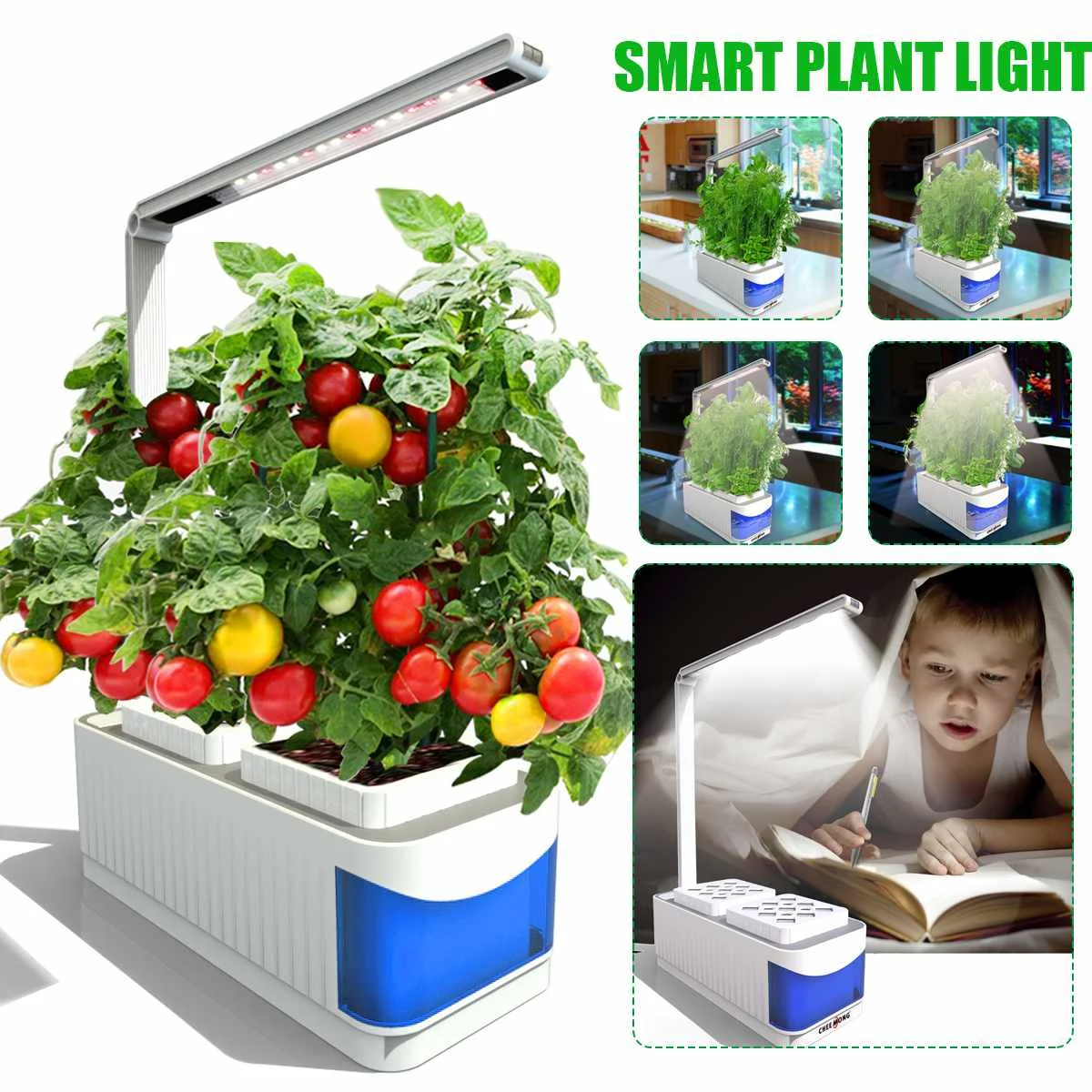

Grower Indoor Plant Hydroponics Soilless Cultivation Plant Grow Light Auto Flower Nursery Pot For Plant Automatic Nursery