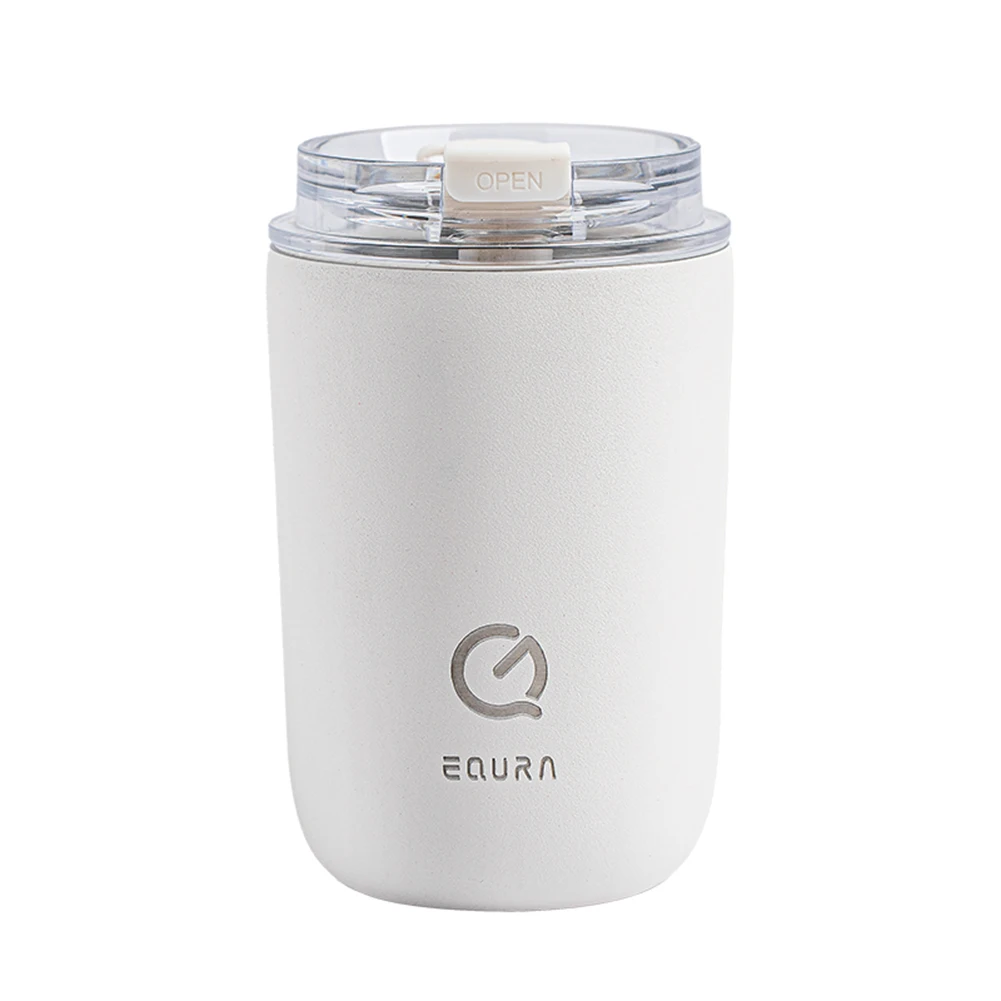 

280ML Coffee Mug Vacuum Insulated Stainless Steel Double-Walled Reusable Thermal Cup Keep Hot/Cold Travel Mug With Straw Cup