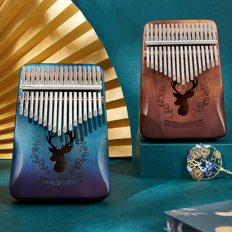 17-клавишное пианино Kalimba большой палец высококачественный деревянный