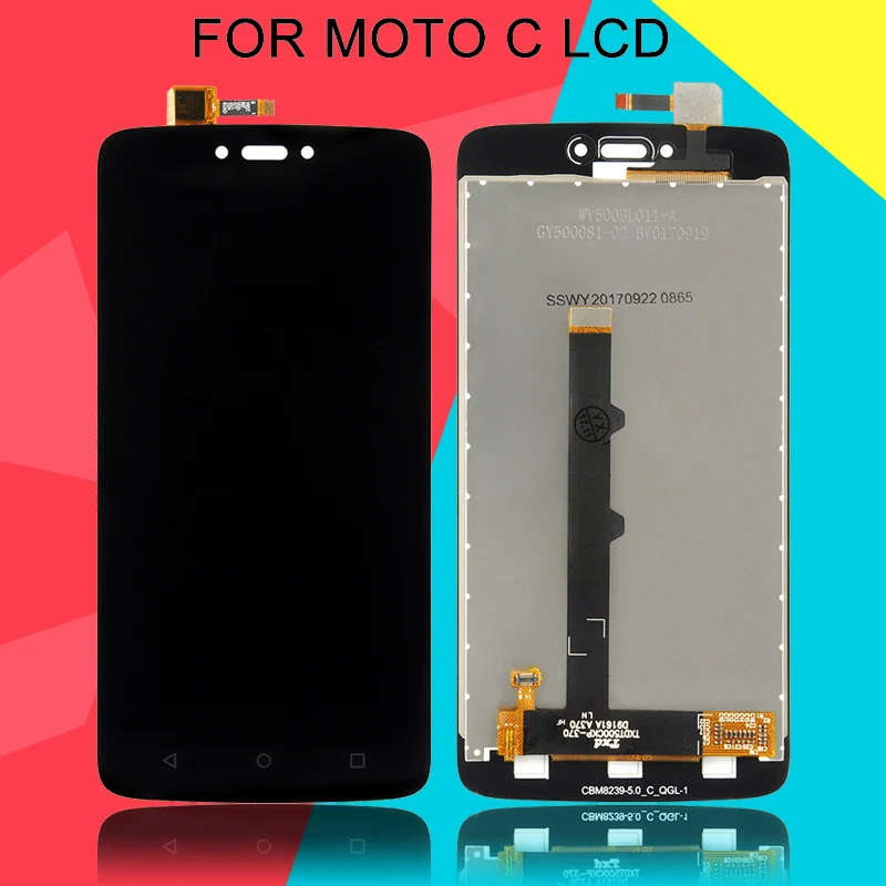 ЖК дисплей с сенсорной панелью и дигитайзером в сборе 5 0 дюйма для MotoRola Moto C XT1750