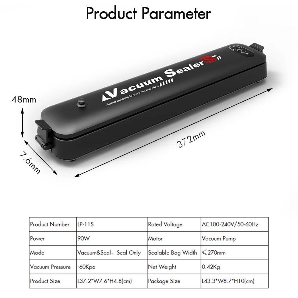 Лучший пищевой вакуумный упаковщик коммерческий бытовой Вакуумный 220 В/110 В