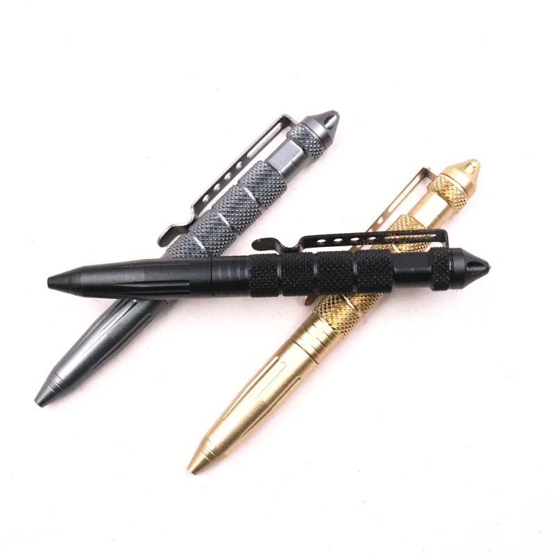 Тактическая ручка для самозащиты многофункциональный алюминиевый