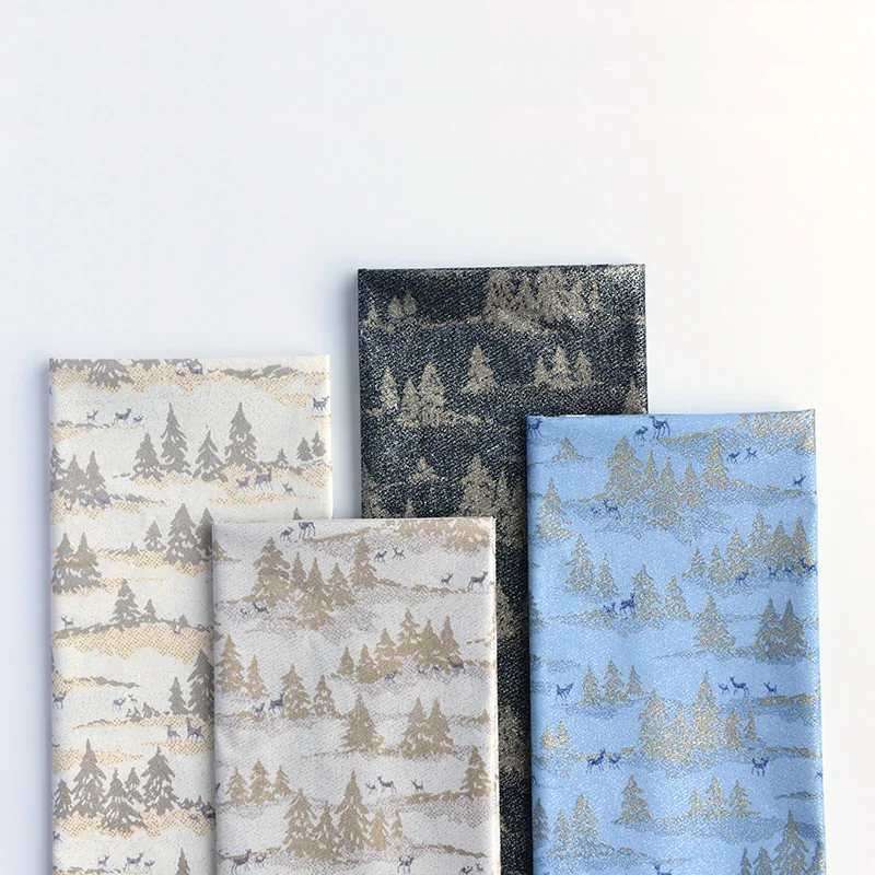 

50*145cm Cotton Fabric Hot Gold And Shiny Pure Cotton Fabric Sewing Quilting Fabrics For Patchwork Needlework DIY Handmade