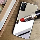 Новый зеркальный блестящий мягкий чехол для Samsung S20 S21 Note 10 20 Ultra S10 S9 S8 Plus A22 A32 A52 A72 A21S A51 A71, чехол с покрытием для макияжа
