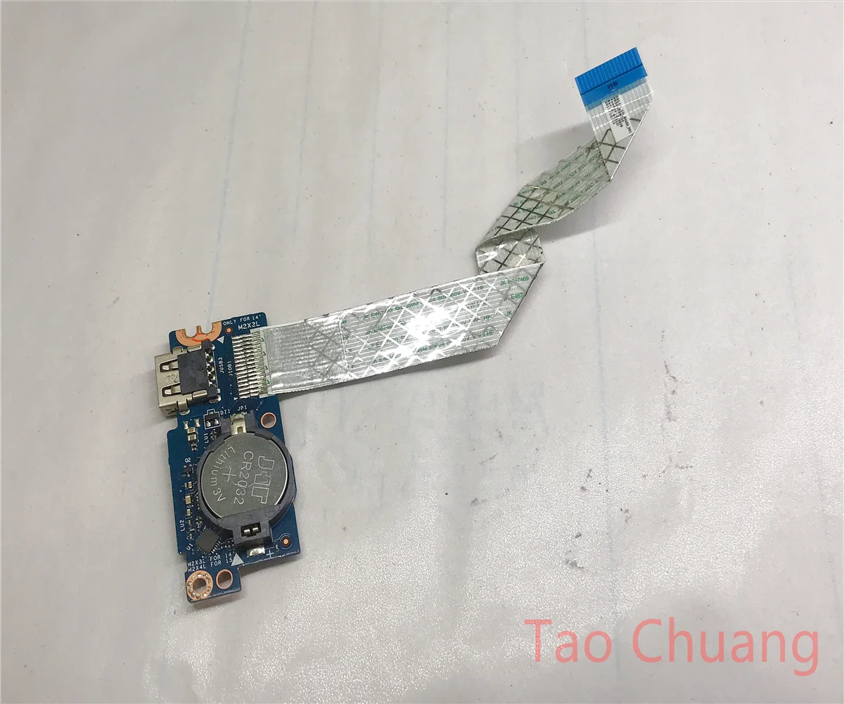 

FOR Dell Inspiron 14 3490 USB Board Card Reader Board SIM Card Board Wireless Network Card Interface Board LS-F115P LS-F118P