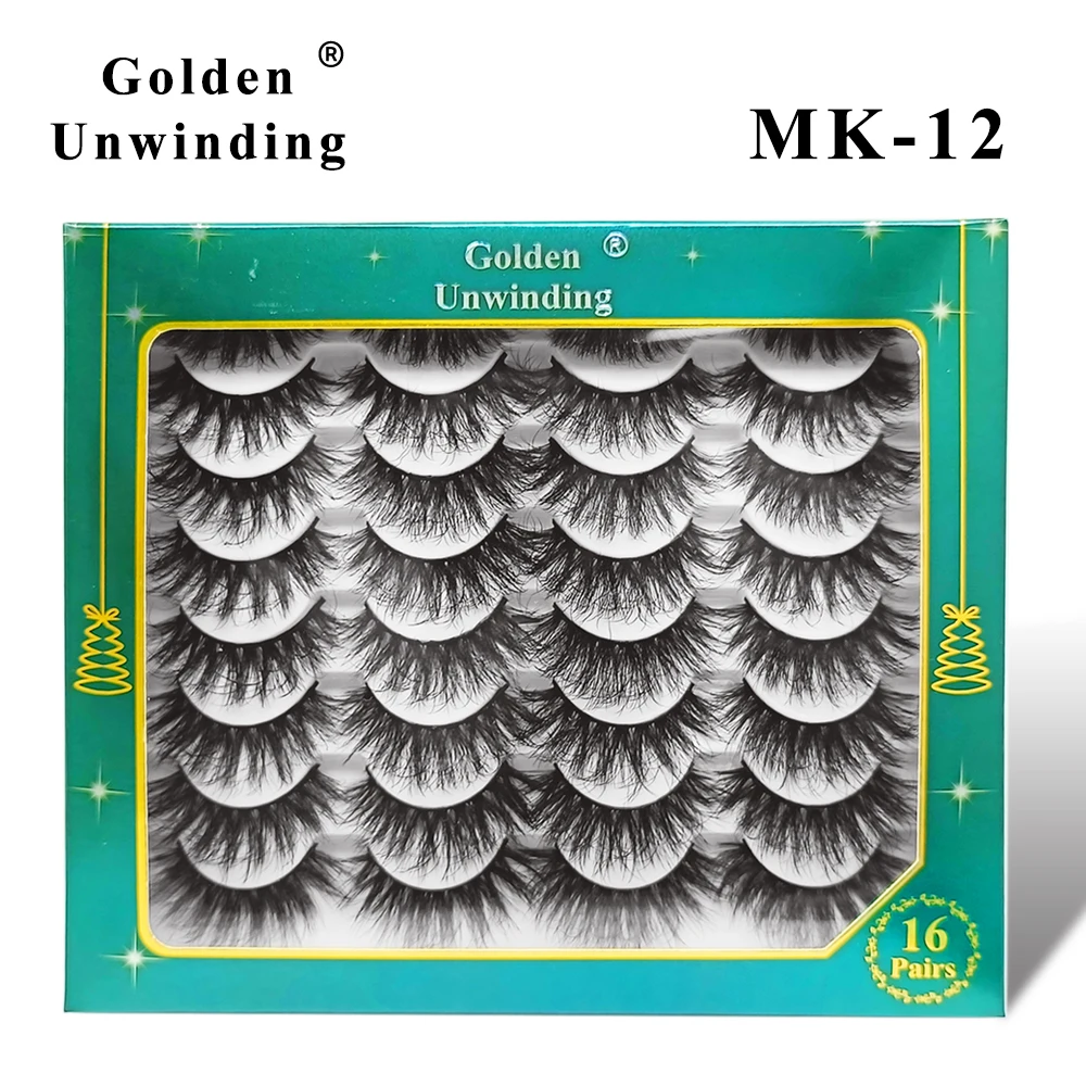 

Golden Unwinding 3D Faux Mink Eyelashes Natural Makeup Lashes