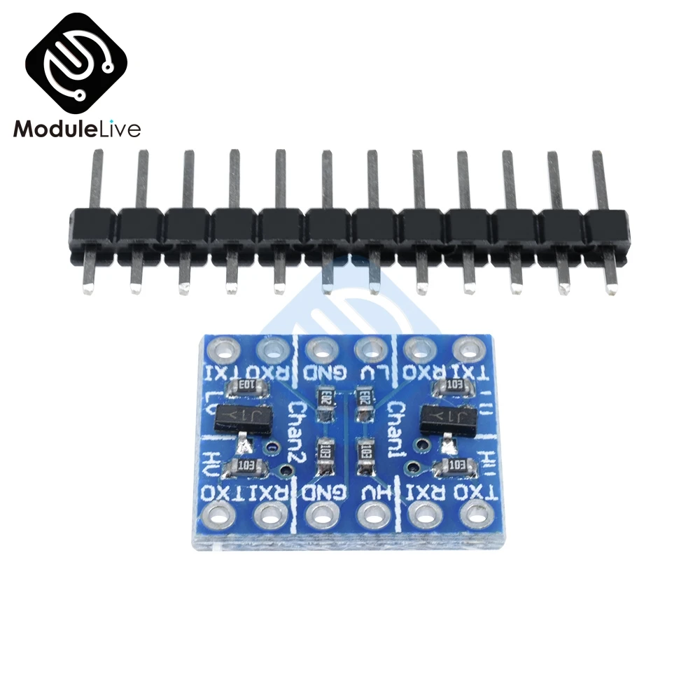 5 шт. два 2 канала IIC I2C логический преобразователь уровня двунаправленный Модуль
