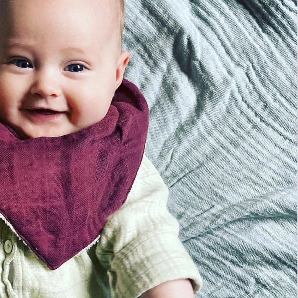 Детские нагрудники детские вытирания слюней младенцев Полотенца круглый