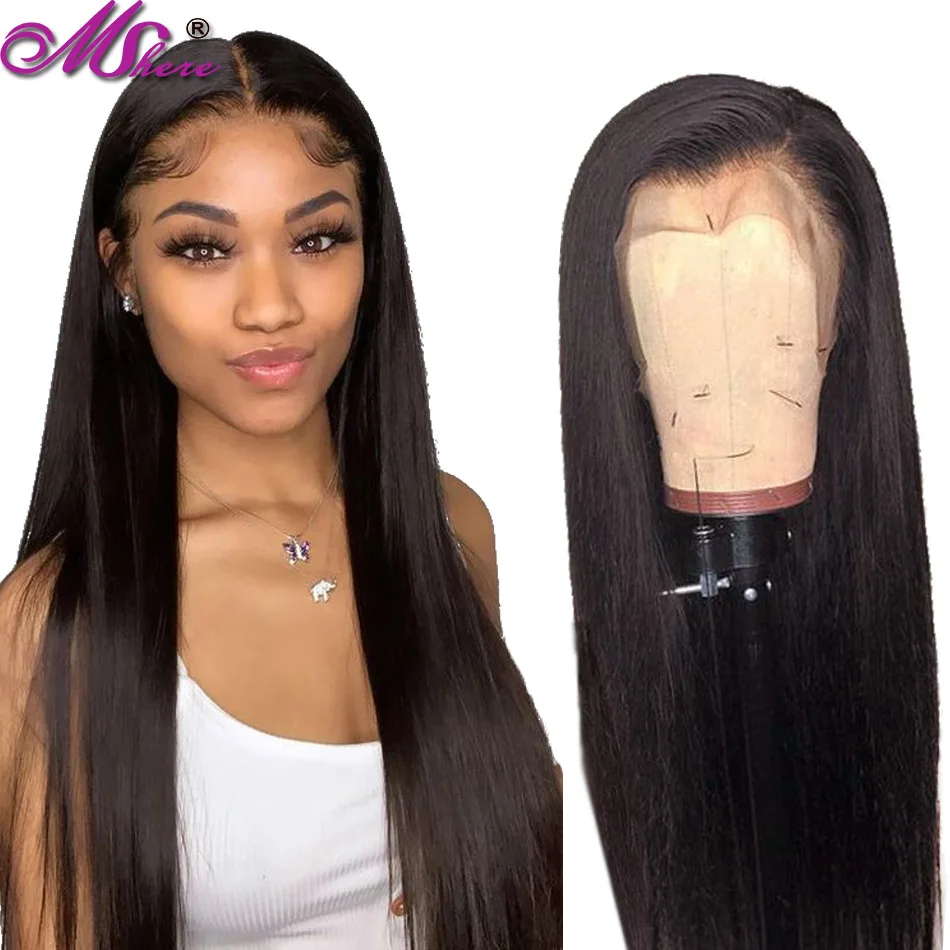 Mshere 360 парик с фронтальным кружевом предварительно выщипанные волосы для малышей