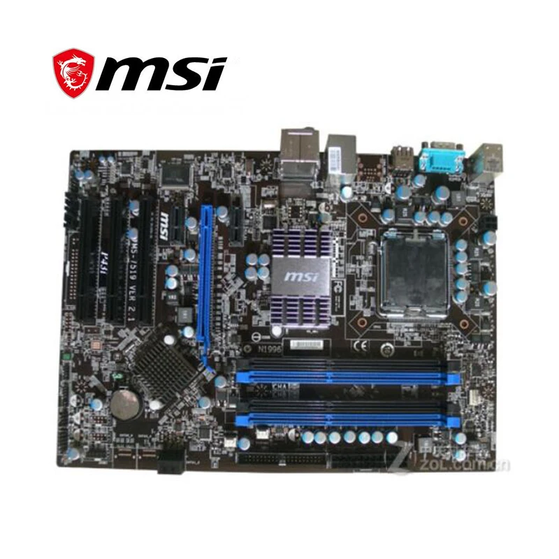 Для материнской платы MSI P43i LGA 775 DDR3 8 ГБ для настольной Intel P43 SATA II PCI E X16