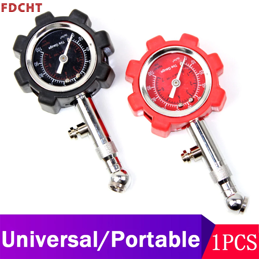 Мини портативный автомобильный механический манометр 0 100psi измеритель шины