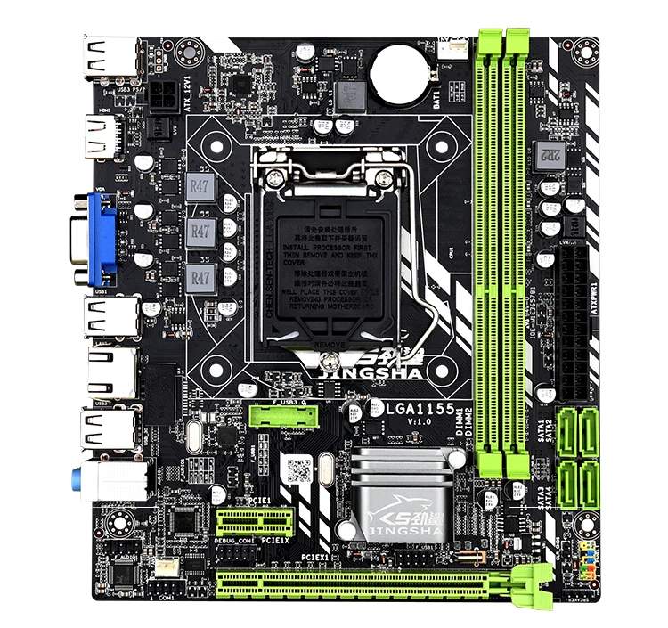 Новая материнская плата computier H61 LGA1155 для i7 i5 i3, поддержка процессора ddr3 ram