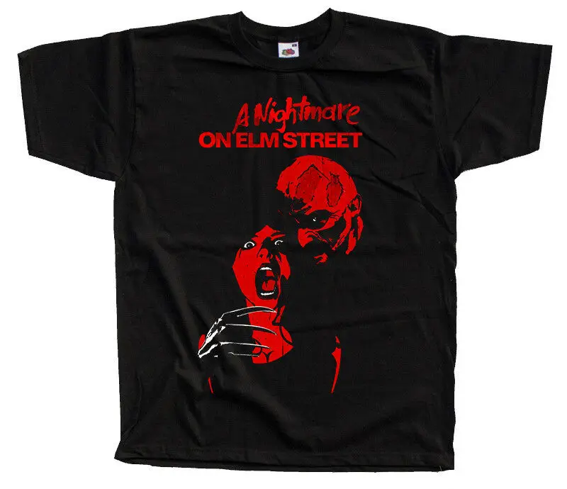 

A Nightmare on Elm Street V5, movie poster T SHIRT (BLACK) ALL SIZES S-5XL