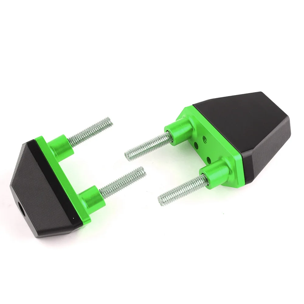 Алюминиевые аварийные прокладки для мотоциклов с ЧПУ защита слайдеров рамы Kawasaki