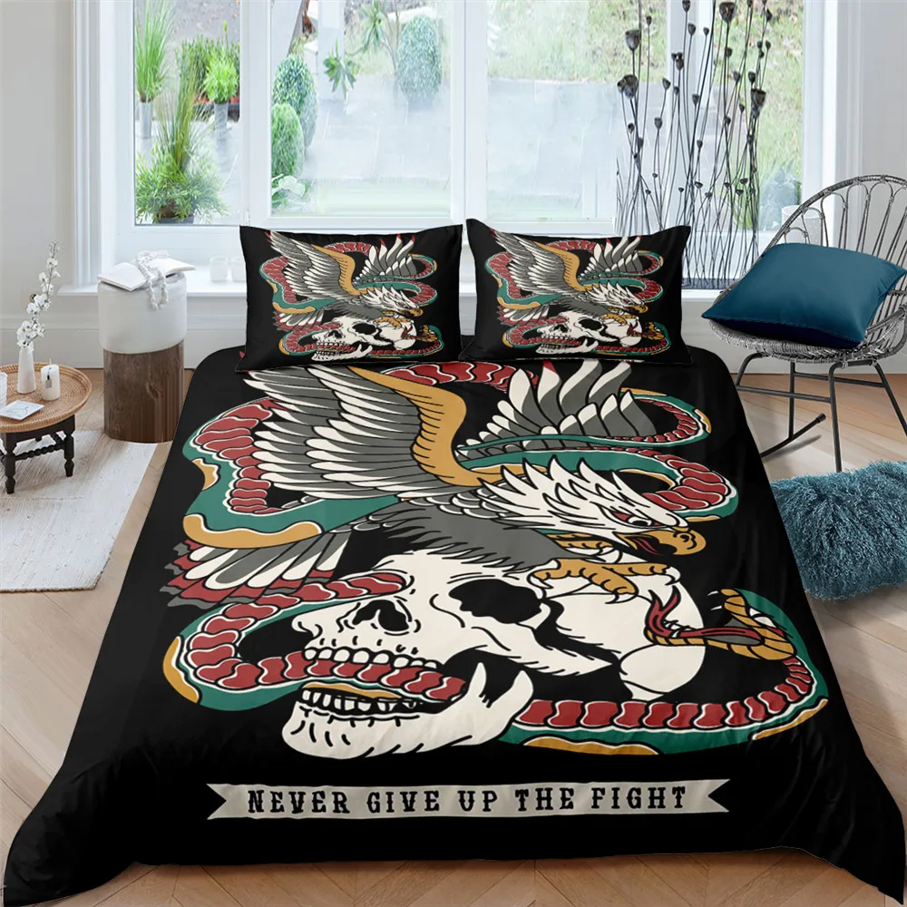 

3D Printing Eagle Duvet Cover Quilt Cover Bedding Set Bedclothes Queen King Size Comfortable Cover Home Textiles