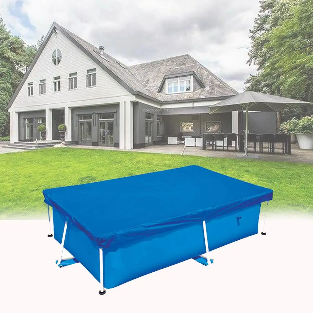 

Swimming Pool Cover Spa Rainproof Large Rectangular Floor Cloth Dust Covers for Outdoor Garden Sports Gym Cover Accessories