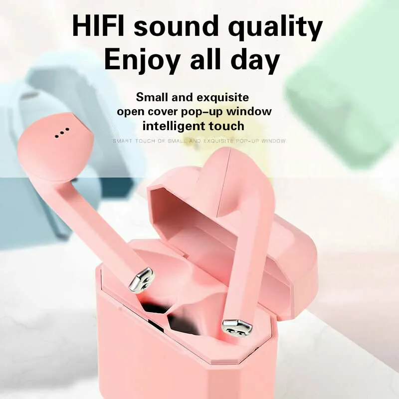 Новая улучшенная Беспроводная гарнитура HIFI Tws Inpods 2 UP Version I2 матовая Bluetooth 5 0