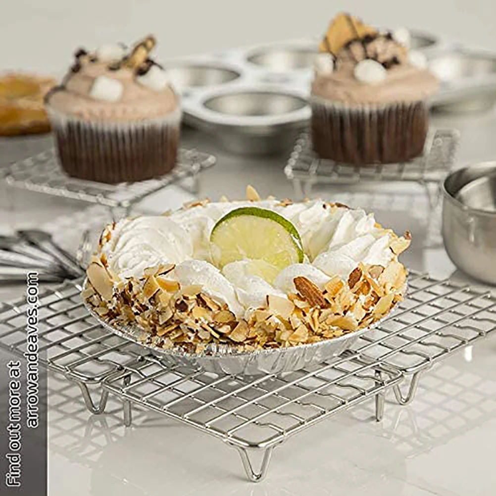 Поднос охлаждающий из нержавеющей стали с сеткой кухонная полка держатель для