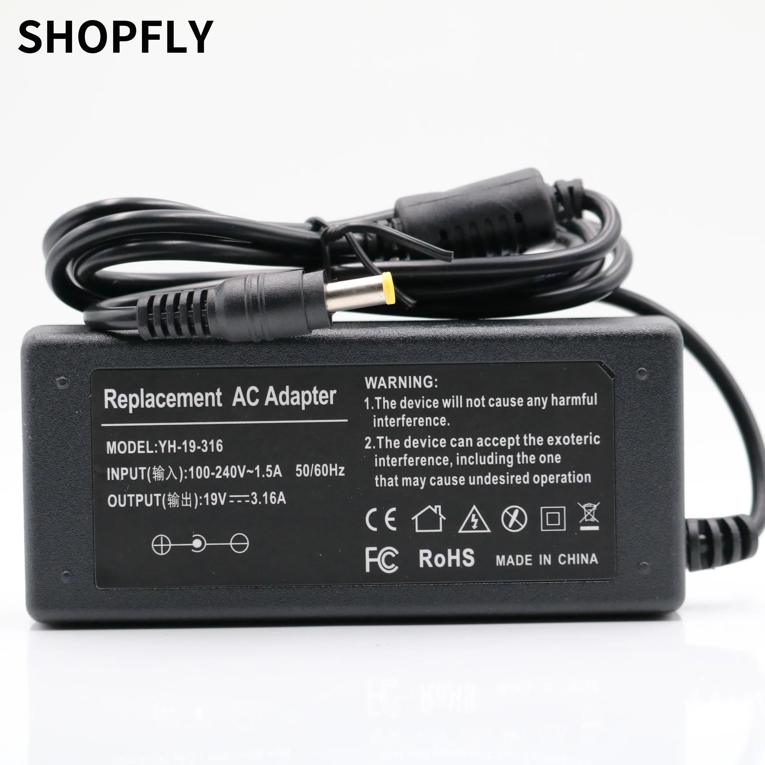 Адаптер переменного тока для ноутбука samsung 19 в 3 16 А R540 P460 P530 Q430 R430 R440 R480 R510 R522