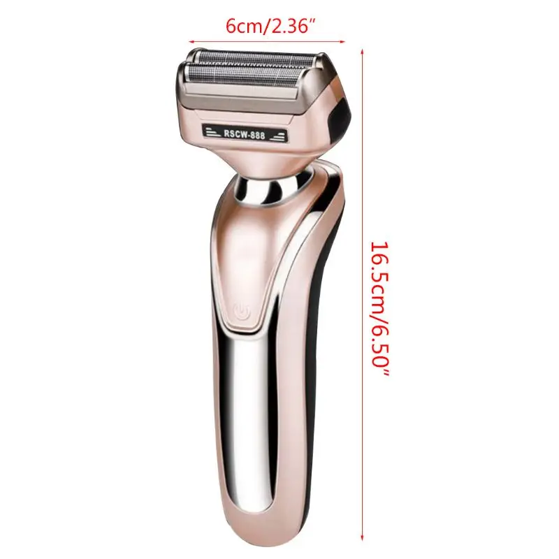 

Cordless Electric Rechargeable Nose Shavers Hair trimmer Waterproof 3 In 1 Rotary Razor Wet Dry Gifts for Men