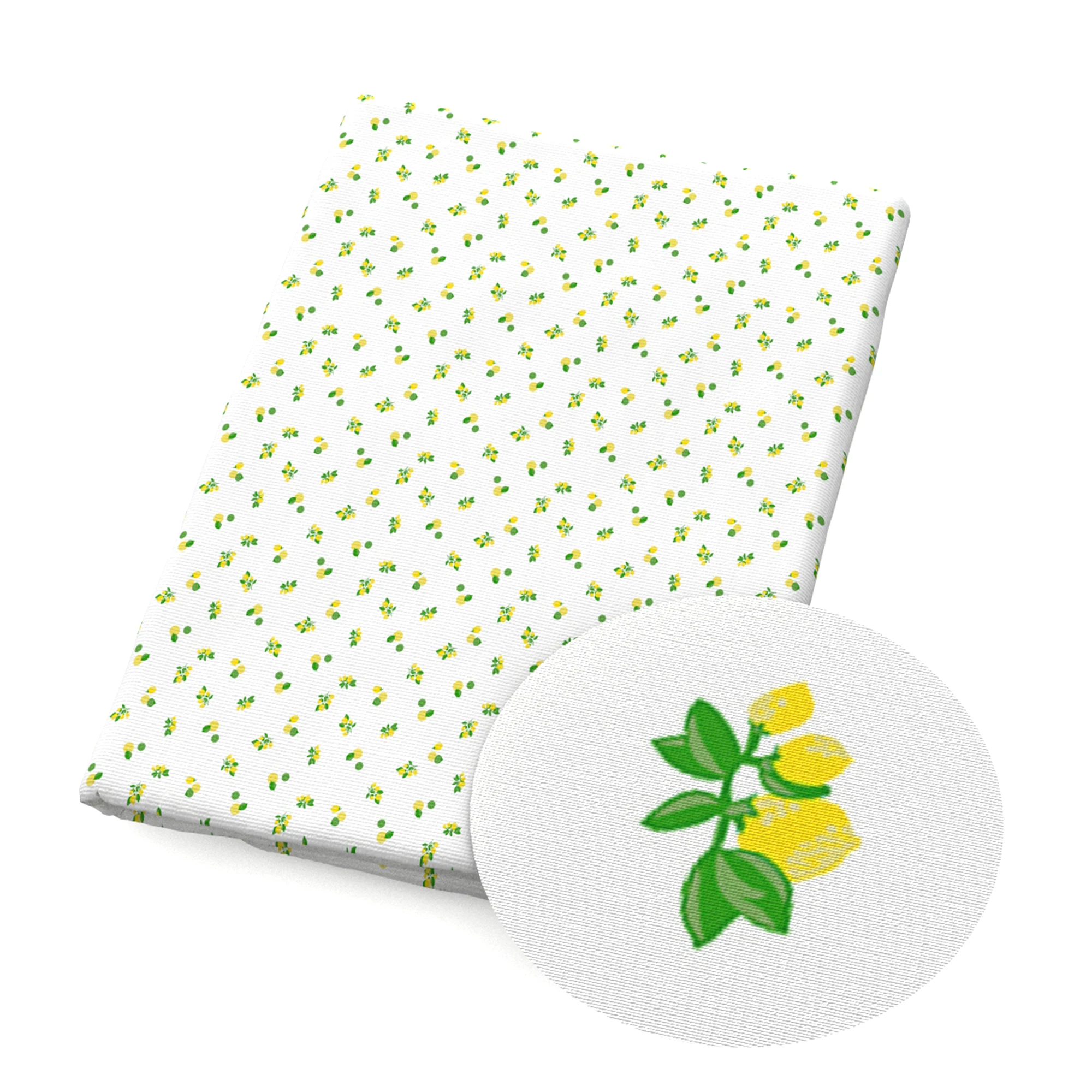 Лимон фрукты желтый серия полиэстер хлопок ткань Пэчворк Ткань детский домашний