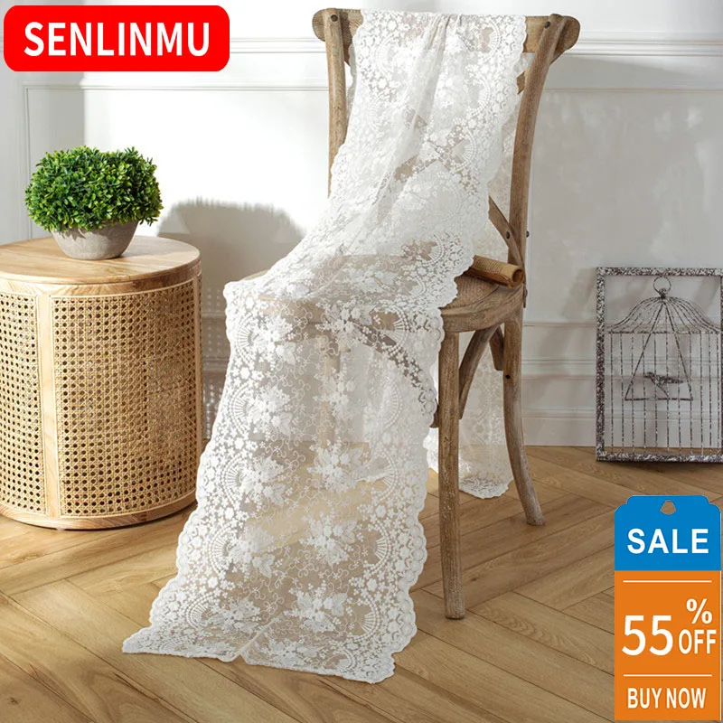 

SENLINMU настольная скатерть с кружевом Роскошная вышивка винтажная Свадебная вечеринка украшение для обеденного стола в стиле бохо домашний ...