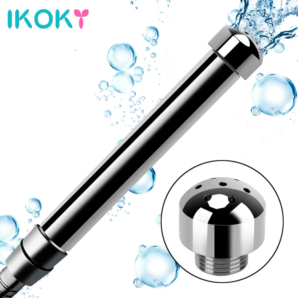 

IKOKY 7 Holes 3 Shower Heads Vaginal Cleaner Enema Bidet Faucet Ass Cleaning Sex Tools for Couples Wash Cleansing Anal Douche