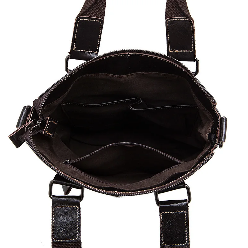 New Brand 2021 Male Genuine Leather Bag Diplomat Business Suite iPad Shoulder Cross | Багаж и сумки