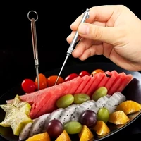 creativity toothpick alloy fruit fork portable toothpick detachable tooth cleaning accessory outdoor camping tool
