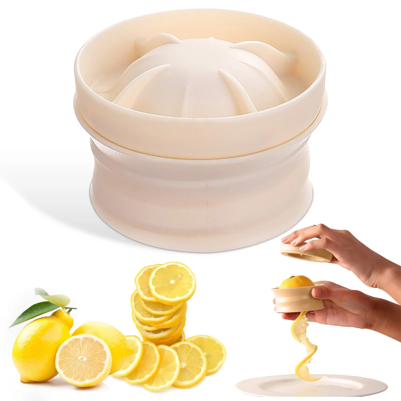 Многофункциональная спираль для цитрусовых вращающаяся зеленая лимонный огурец