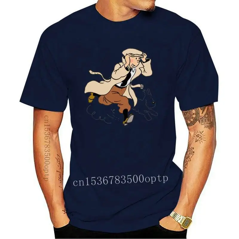 

New Tintin T Shirt Hip-hop Tee Tshirt